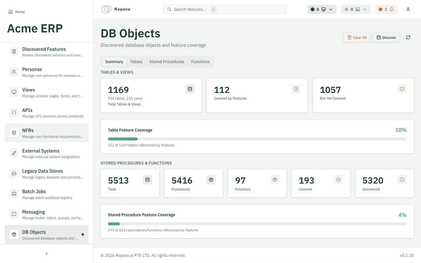 Grounded in your real database